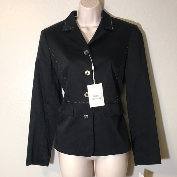 🧥2x Host Pick🧥 NWT Perry Ellis Blazer Size 4 - Picture 2 of 7